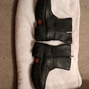 Harley Davidson boots.